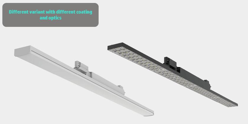 Cyanlite LED linear track light - track linear